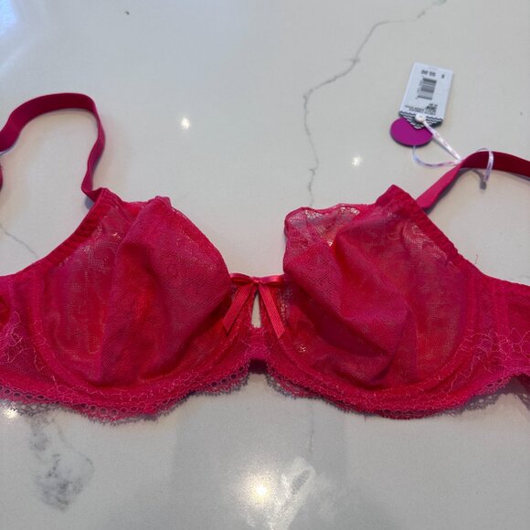 Freya Fancies Sugar Coral bra size 30F UK (US sizing 30G) *see labels NWT! - Picture 2 of 4